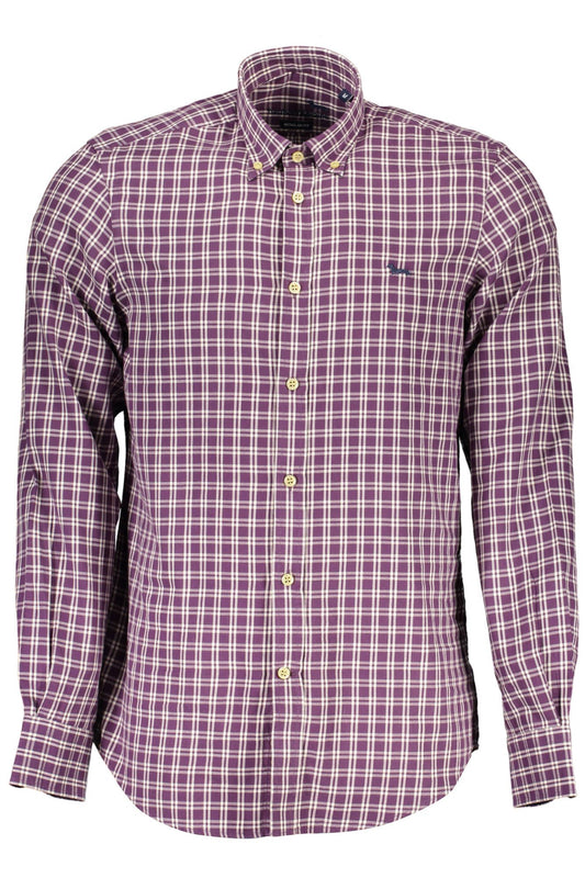 Harmont & Blaine Purple Cotton Men Shirt