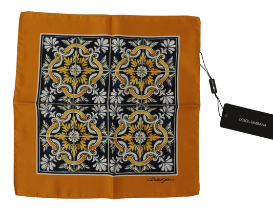 Dolce & Gabbana Elegant Silk Square Men's Scarf