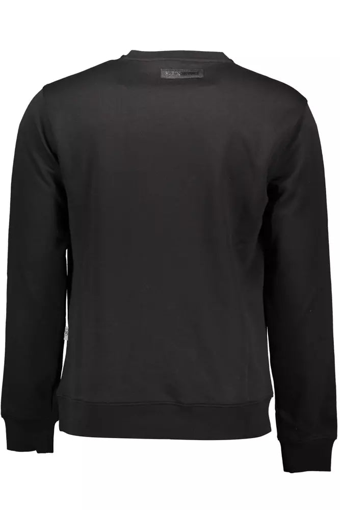 Plein Sport Black Cotton Men Sweater