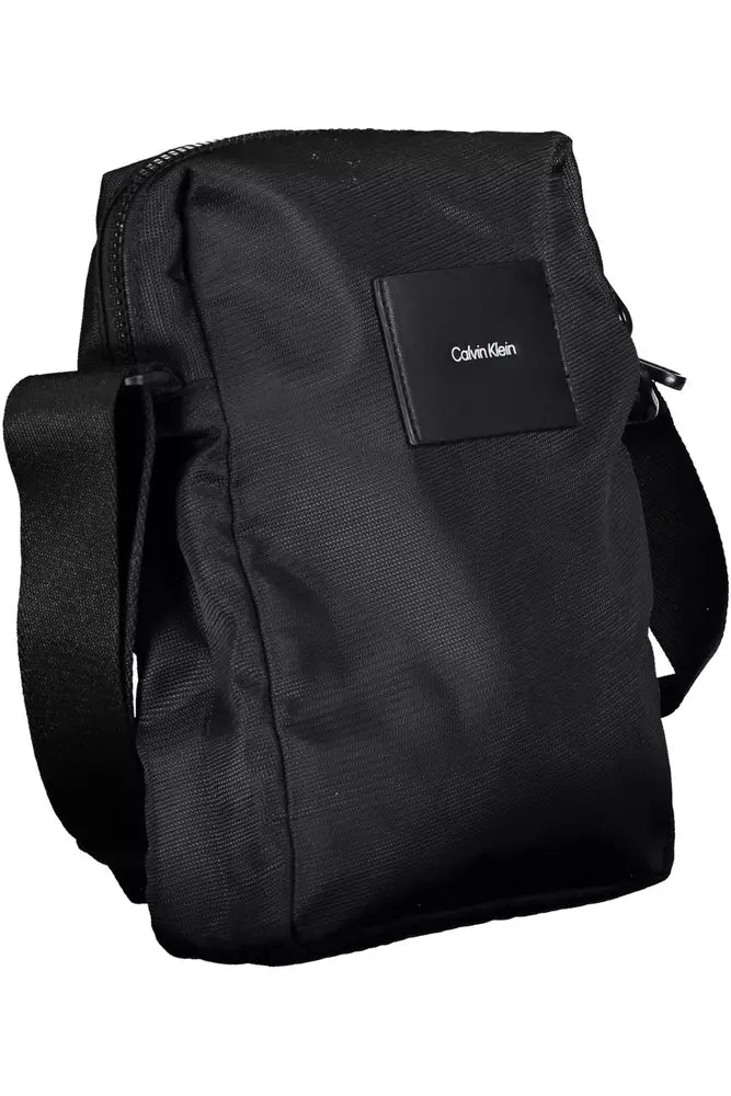 Calvin Klein Black Polyester Men Shoulder Bag