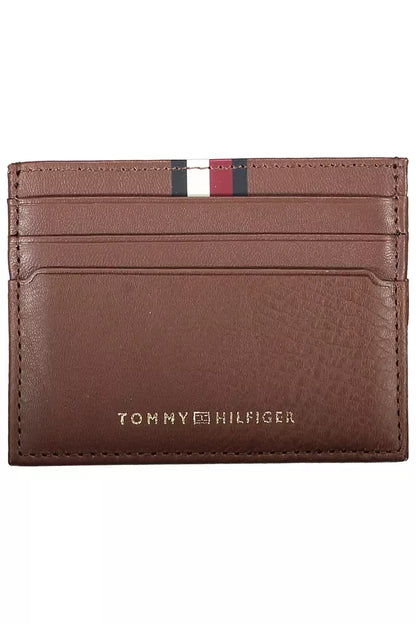 Tommy Hilfiger Brown Leather Men Wallet