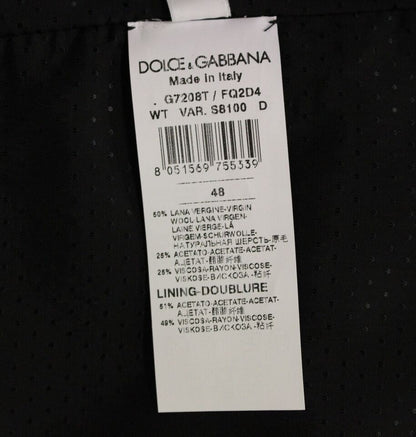 Dolce & Gabbana Elegant Gray Wool Blend Dress Vest - Obsession Luxury