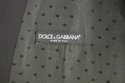 Dolce & Gabbana Elegant Black Wool Formal Dress Vest - Obsession Luxury