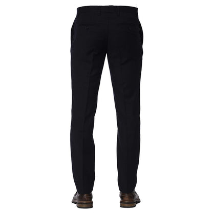 Trussardi Blue Wool Men Trousers