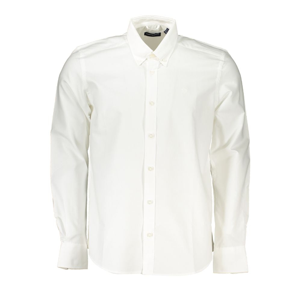 North Sails White Cotton Men Shirt