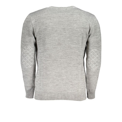 U.S. Grand Polo Gray Fabric Sweater