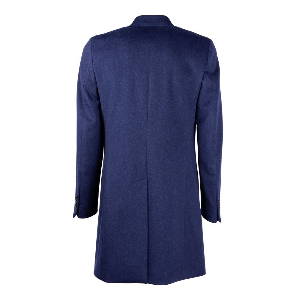 Made in Italy Blue Wool Men's Jacket