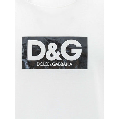 Dolce & Gabbana White Cotton T-Shirt