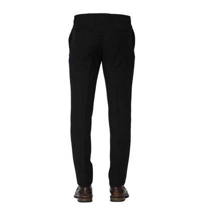 Trussardi Black Wool Men's Trouser