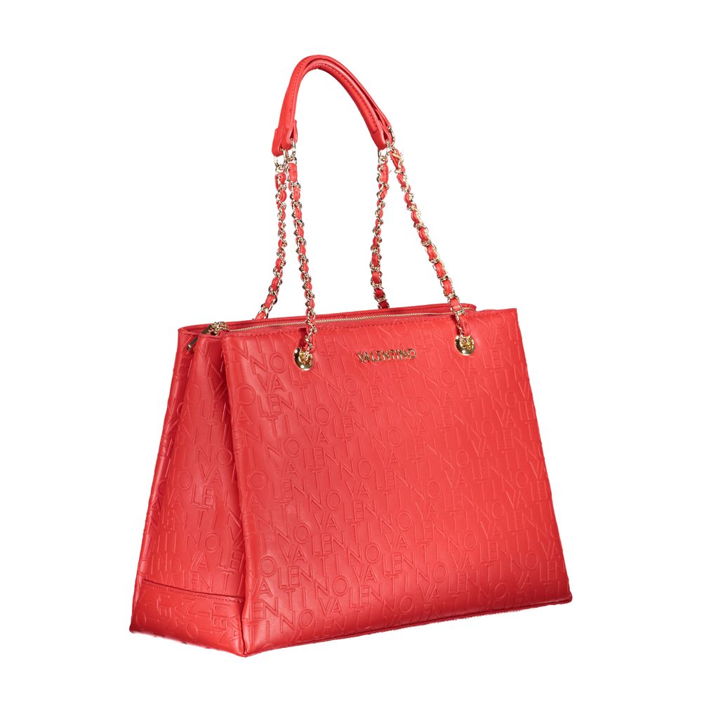 Valentino Bags Red Polyethylene Handbag