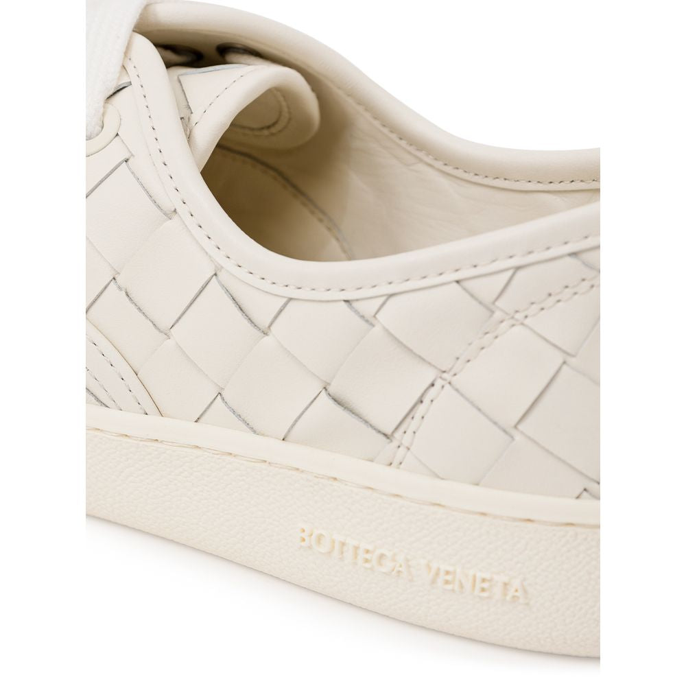 Bottega Veneta White Leather Sneaker