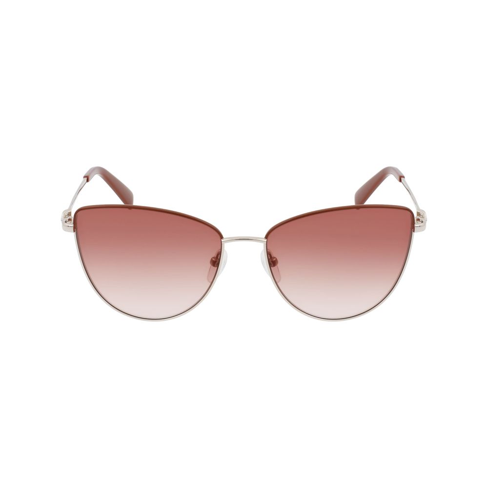 Longchamp Gold Metal Sunglasses