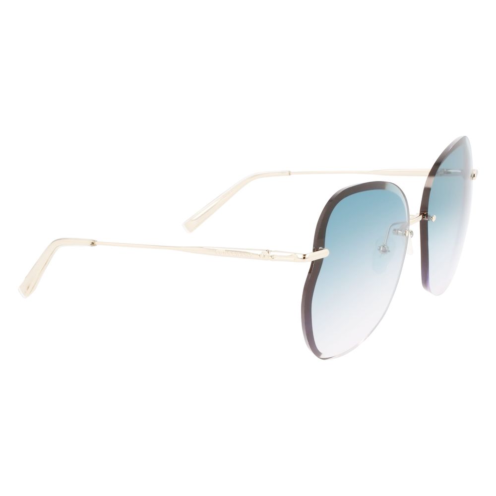 Longchamp Gold Metal Sunglasses