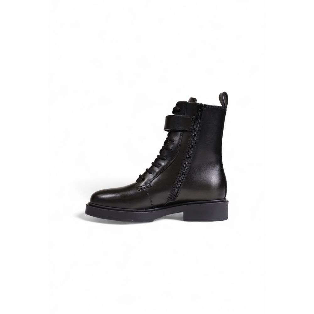 Furla Black Leather Boot