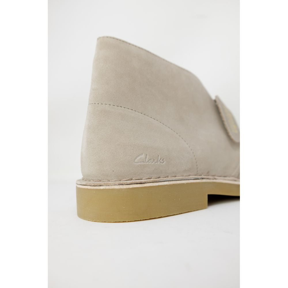 Clarks Gray Leather Boot