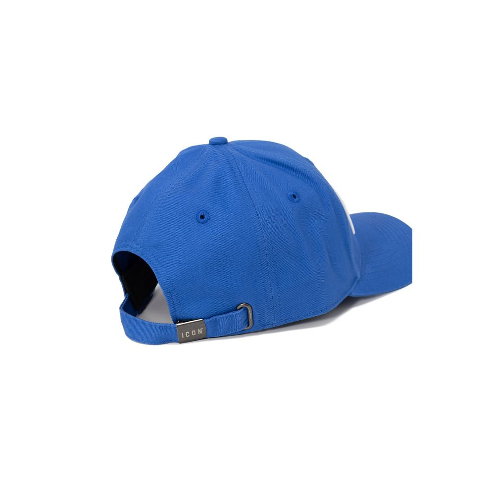 Icon Blue Cotton Hats & Cap