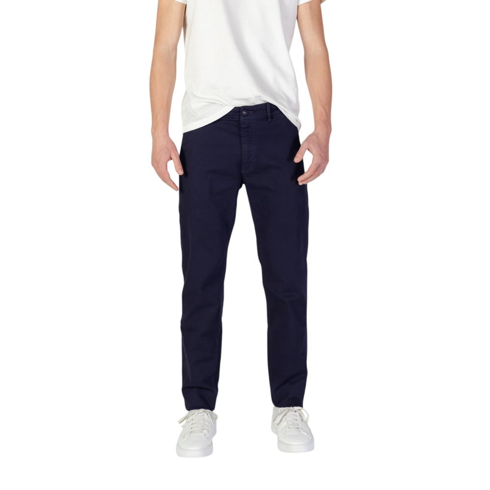 Hugo Boss Blue Cotton Jeans & Pant