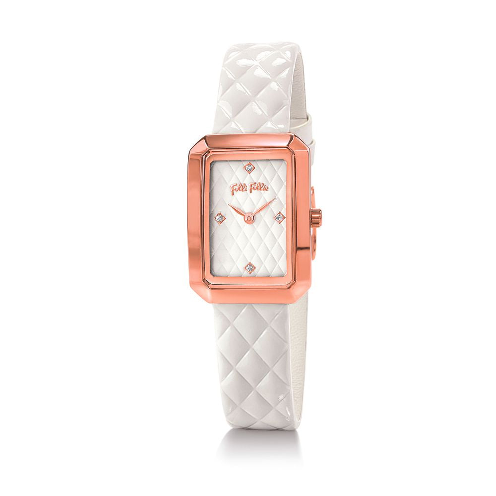 Folli Follie White Leather Watch