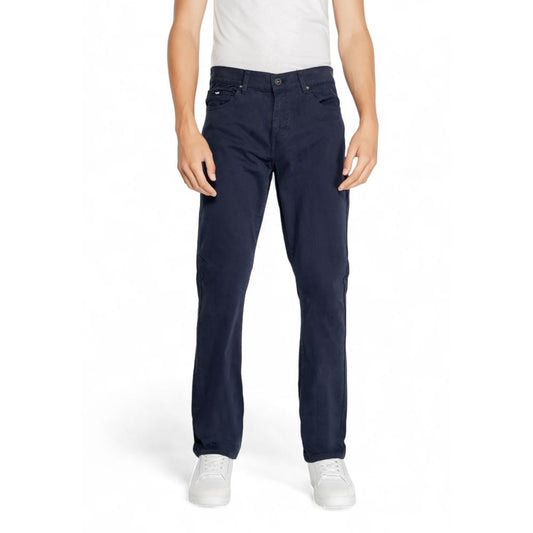 Gas Blue Cotton Jeans & Pant