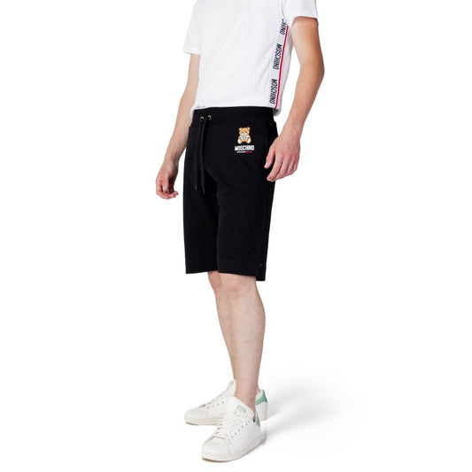 Moschino Black Cotton Short