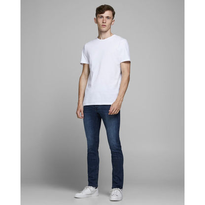 Jack Jones Blue Cotton Jeans & Pant