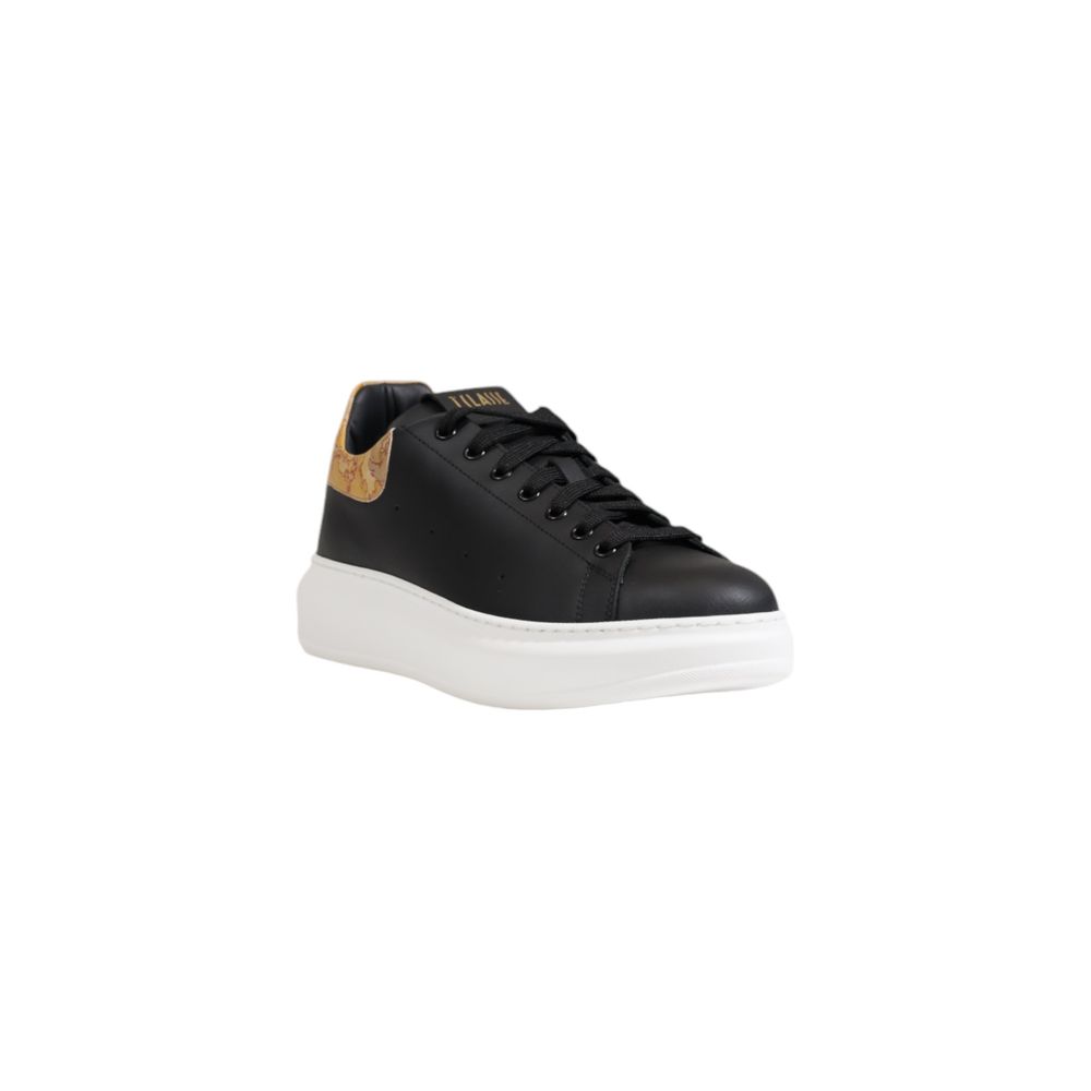 Alviero Martini Prima Classe Black Leather Sneaker