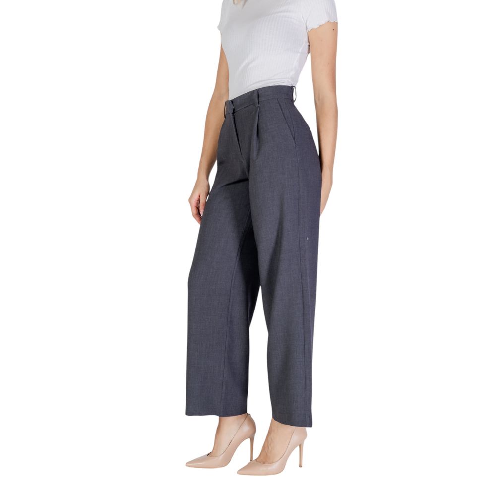 Jacqueline De Yong Gray Polyester Jeans & Pant