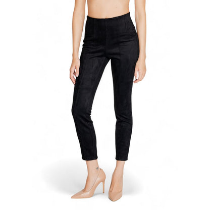 Street One Black Polyester Jeans & Pant