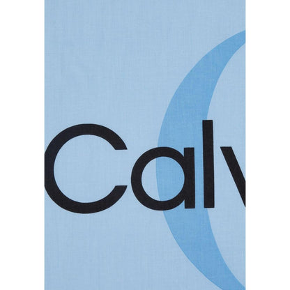 Calvin Klein Blue Organic Cotton Scarf