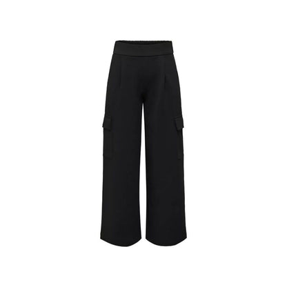 Jacqueline De Yong Black Polyester Jeans & Pant