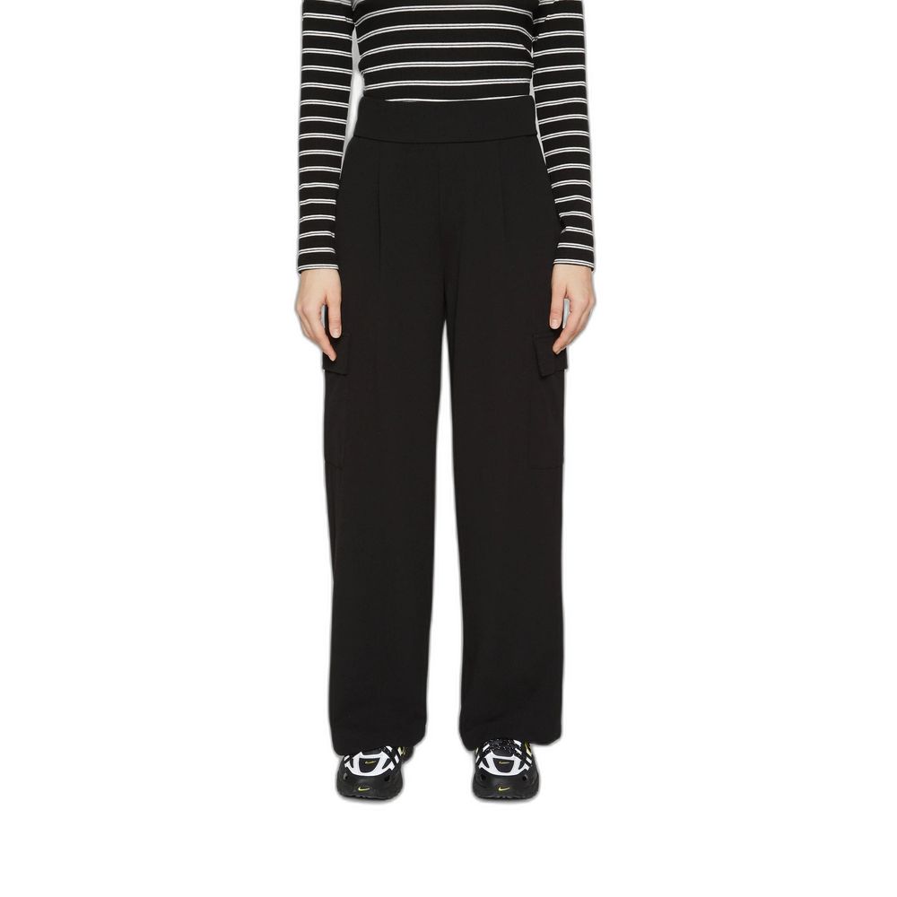 Jacqueline De Yong Black Polyester Jeans & Pant