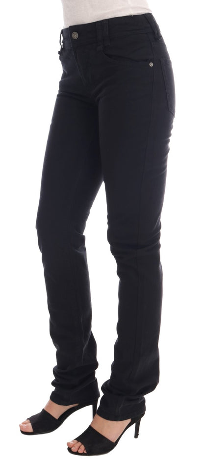 John Galliano Chic Black Regular Fit Denim Jeans