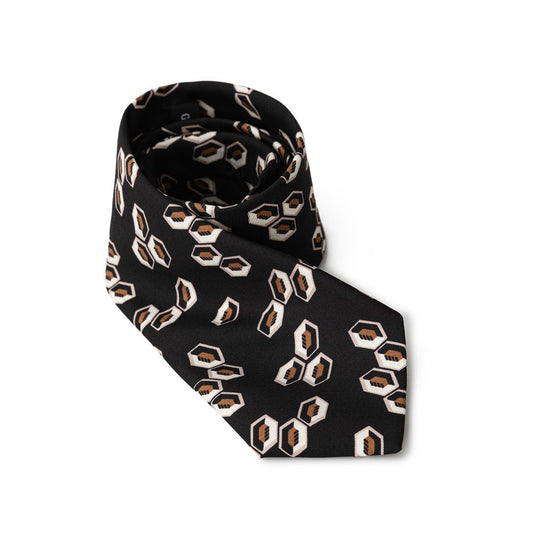 Giorgio Armani Black Silk Ties & Bowty