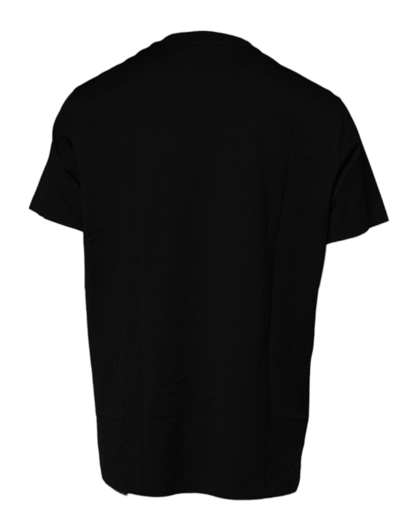 Dolce & Gabbana Black Crew Neck Short Sleeve T-shirt