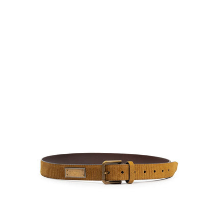 Dolce & Gabbana Brown Leather Belt