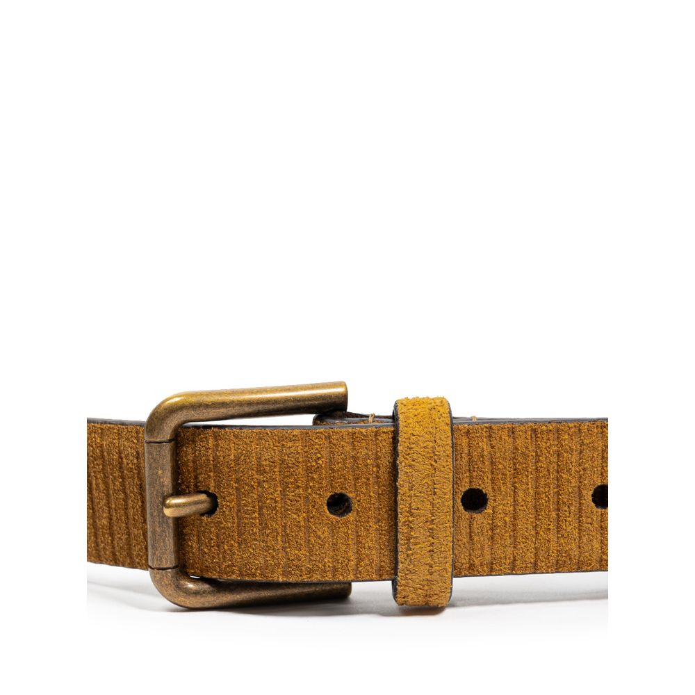 Dolce & Gabbana Brown Leather Belt