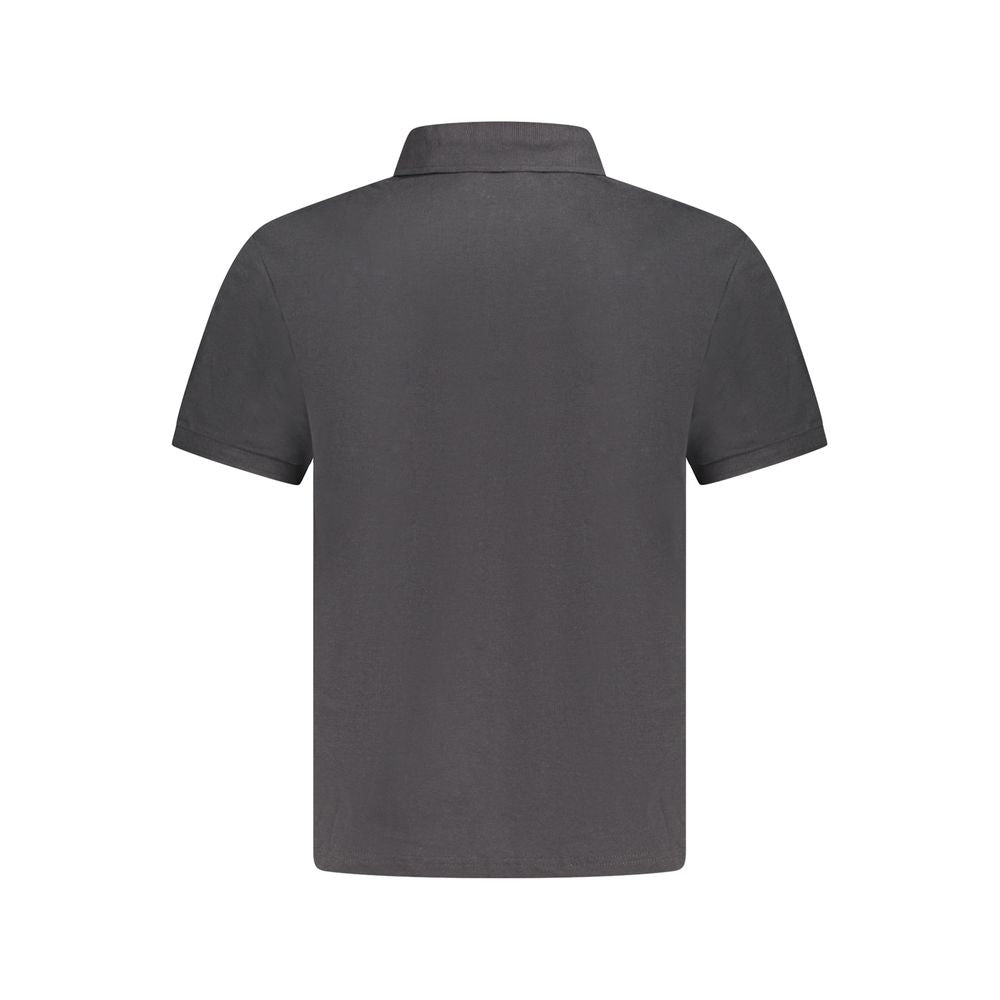 North Sails Black Cotton Polo Shirt