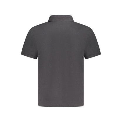 North Sails Black Cotton Polo Shirt