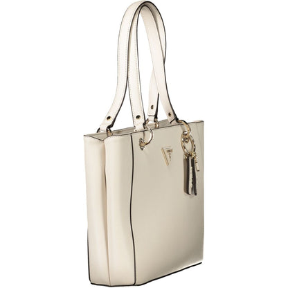 Guess Jeans Beige Polyethylene Handbag