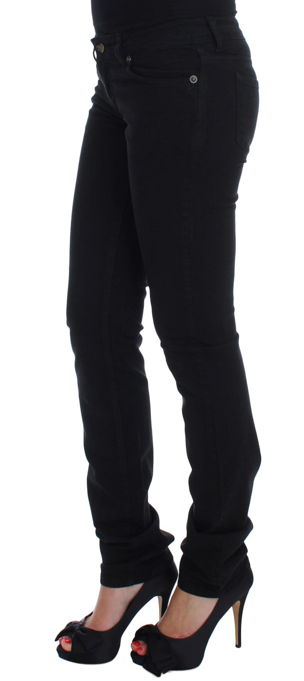 Cavalli Chic Slim Skinny Black Jeans - Obsession Luxury