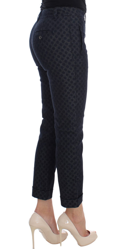 Dolce & Gabbana Chic Polka Dotted Capris Jeans - Obsession Luxury