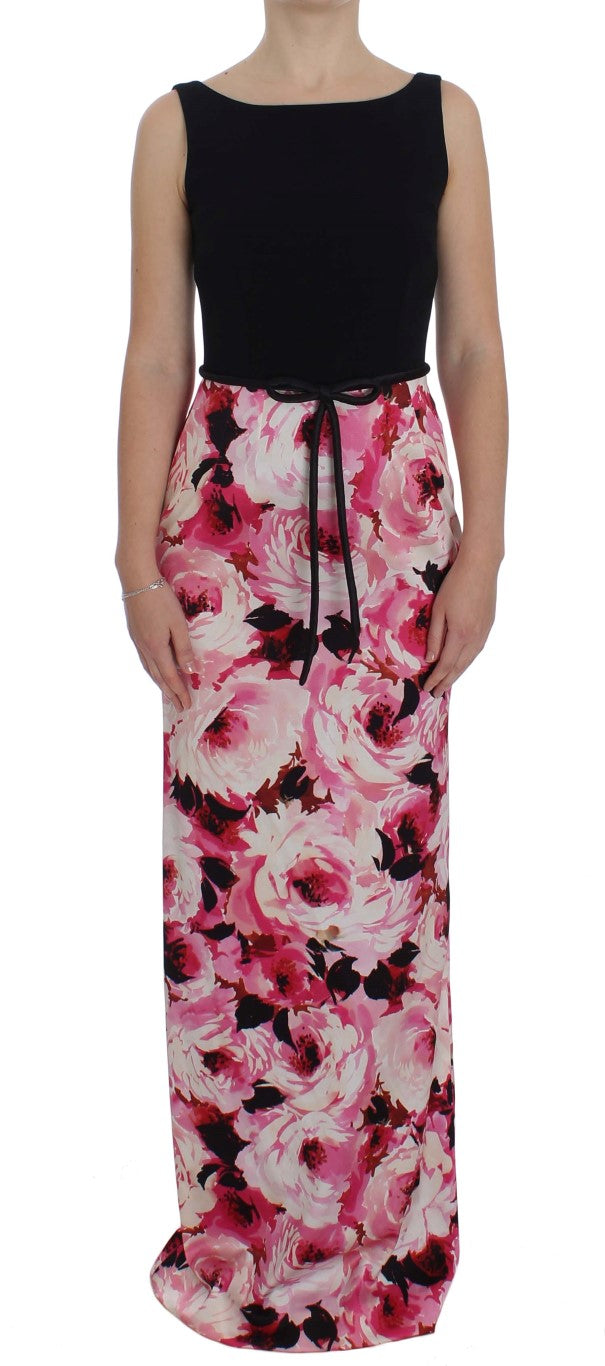 Dolce & Gabbana Floral Elegance Sheath Long Dress - Obsession Luxury