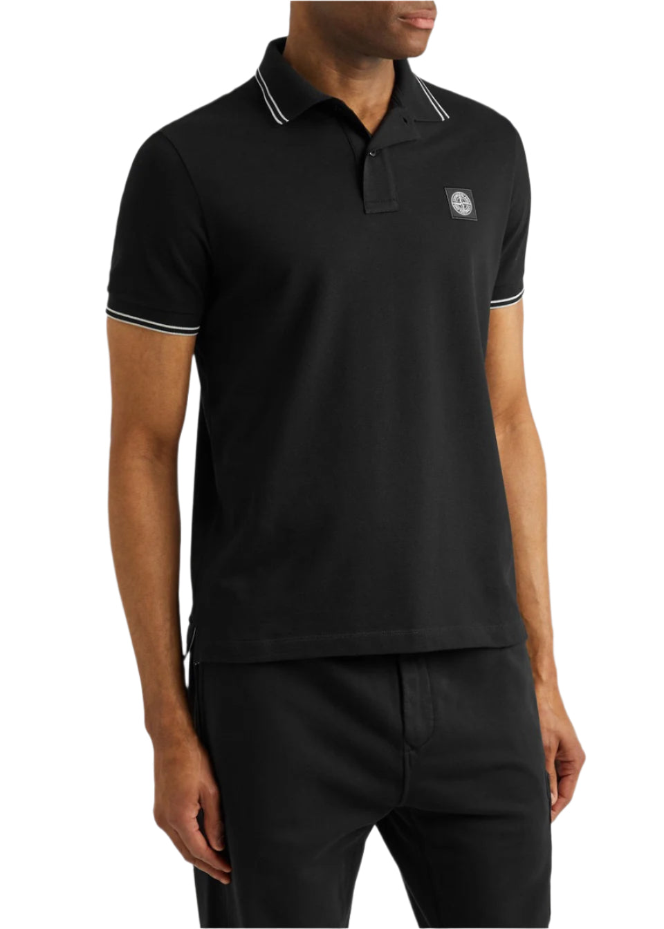 Stone Island Logoed Polo Shirt