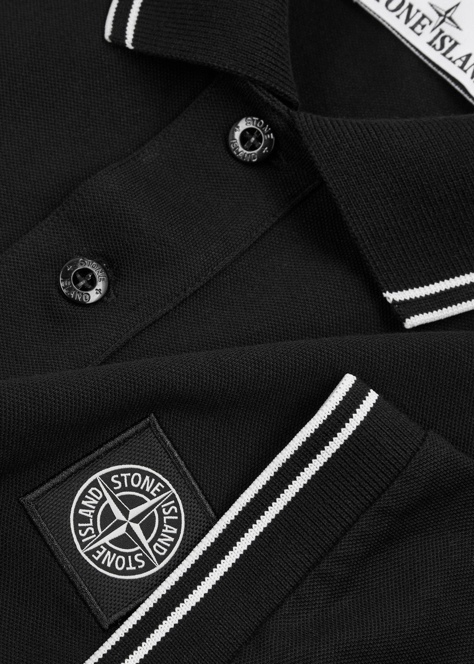 Stone Island Logoed Polo Shirt