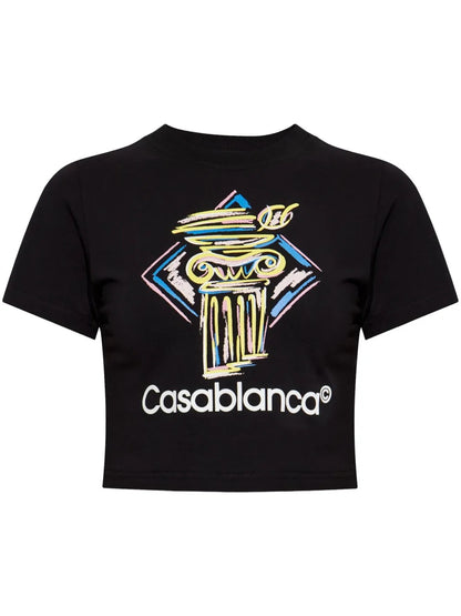 Casablanca Cropped T-shirt