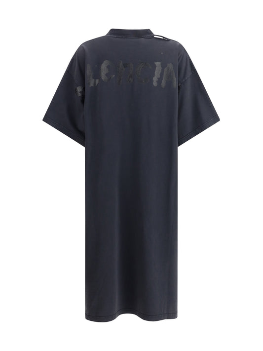 Balenciaga Long T-shirt Dress